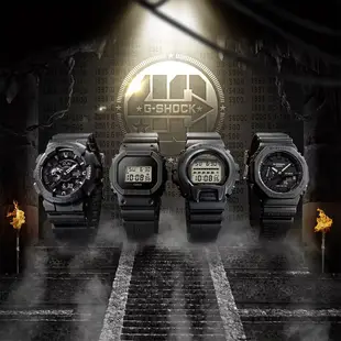 CASIO 卡西歐 G-SHOCK 40周年全黑限量版手錶 DWE-5657RE-1