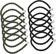 Pack Elastic Boot Bands for Outdoor Activities Garter Straps Metal Hooks for Hiking Camping Gardening