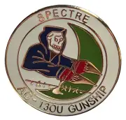 6 Pack Spectre AC-13OU Gunship Motorcycle Hat Cap Lapel Pin M-682