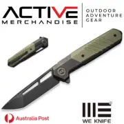 WE Knife WE20073-2 Arsenal Folding Knife Titanium Handle - G10