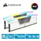海盜船 CORSAIR Vengeance RGB DDR5 6000 / 32GB(16GBx2) 雙通/白 記憶體