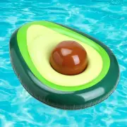 Giant 1.6x1.2m Avocado Inflatable Pool Bed Pool Lounger Float with Fun Ball
