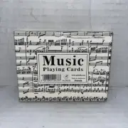 Music Notes Playing Cards Piatnik Vienna Double Complete Decks Art Collectible