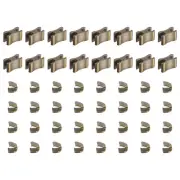 10 Sets Brass Zipper Slider Retainers, #3 Zippers Replacement, Bronze Tone