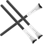 MUSISALY 3pcs Nose Makeup Brushes Soft Bristle Contour Highlighter Tools for Women Versatile Nose Contour Highlighting Makeup Brushes Easy to Carry