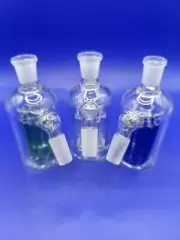 14mm Heavy Glass Ash Tar Catcher Water Pipe 45° For 14mm Cone Piece