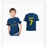 在飛比找蝦皮購物優惠-Ronaldo alnassr 兒童球衣 ronaldo a