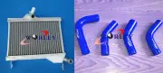 Aluminum Radiator & Blue HOSE for Yamaha RZ350 RZ 350 RD350 RD250 RD 350 250