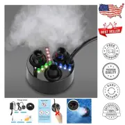 Elegant 1500ML/H Fog Machine with Color-Changing Lights for Gardens & Yards