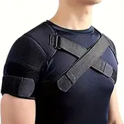 shoulder brace Double Shoulder Support Shoulder Wrap Protector,shoulder supports & immobilizers adjustable Sports shoulder support Unisex Relief of shoulder injuries, tendonitis (2XL/3XL)
