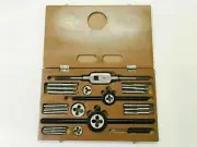 British Standard Whitworth 1/4" To 1/2” 14 Pcs Tap And Die Set Kit In...