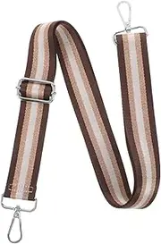 [BESPORTBLE] Adjustable Canvas Bag Shoulder Strap Wide Purse Crossbody Replacement for Messenger Bags Durable Comfortable Fit Deep with Buckles for DIY Combinations