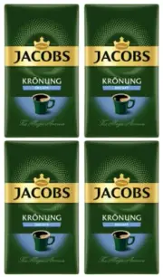 4 JACOBS DECAF Decaffeinated Ground Coffee Made in Germany 250g 8.8oz