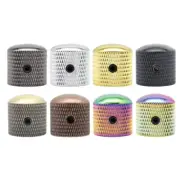4Pcs Metal Bass Knobs Guitar Control Volume Tone Dome Knobs Potentiometer Cap