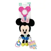 Disney Baby - Minnie Mouse Baby Activity Toy, Teether, Rattle & Squeaker, Nursery Toy, 25cm H