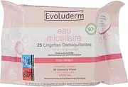 Evoluderm Micellar Water Cleansing Wipes 25's