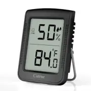 Digital Hygrometer Indoor Thermometer Humidity Meter Room 1 Pack Black