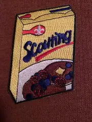 Scouting Pancake Box Patch Faux Betty Crocker