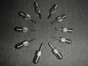 *NEW* 10PCS FEMALE F-TYPE COAX TO MALE 3.5mm MONO ADAPTER RF 32-3103-001R