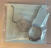 Origami Owl Chain (Silver) with WISH charm