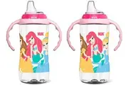 NUK Large Learner Cups 8+ Months Disney Princess BPA Free Leak & Spill Proof Bottles 2x300ml