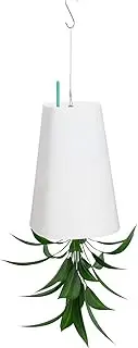 Ulikey Hanging Flower Pot, Sky Planter Upside-Down Plant Pot Hanging Plant Pot, Plant Stands Head, Size Plant Upside Down Creative Home Garden Office Hanging Pot Indoor Outdoor