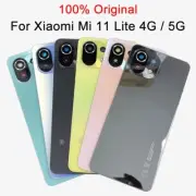 For Xiaomi Mi 11 Lite 4G+5G Replacement Back Glass Battery Cover