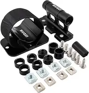 TOOYFUL Bike Fork Mount Car Roof Rack Carrier Quick Release Thru Axle Carrier Parking Rack Bicycle Rear Wheel Rack Installation Mount, Black
