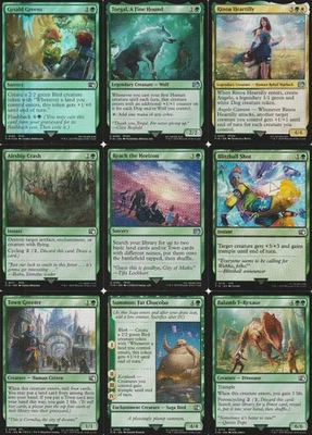 Magic The Gathering Final Fantasy 9 Cards Green Bundle Pack 1 Foil Top Left #2