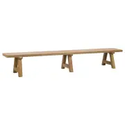 Navan 300cm Reclaimed Teak Bench, Raw