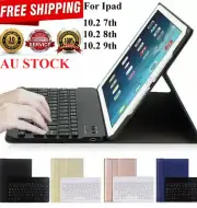 For Apple Smart iPad Bluetooth Keyboard Stand Case Cover 10.2 7 8th 9th Gen