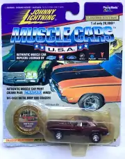 Johnny Lightning Muscle Cars 1969 Pontiac Firebird Metallic Brown