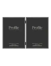 [Profile Australia] Habitat Hinged Double Metal Photo Frame 5x7 in Black