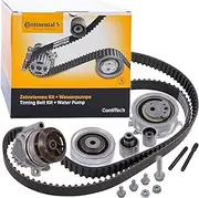 1 x Original Contitech Water Pump Timing Belt Kit Set with Tensioner Pulley and Guide Pulley CT1139WP6