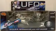 CARLTON GERRY ANDERSON UFO S.H.A.D.O. INTERCEPTOR WITH UFO SAUCER DIECAST NEW US