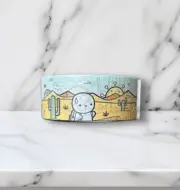 SPARKLER Silver The Four Biomes Emoti 18mm Washi Tape TheCoffeeMonsterzCo TCMC