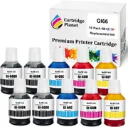 10 Pack (4BK,2C,2M,2Y) Compatible Ink for Canon GI-66 GI66 for Canon GX6060 GX7060