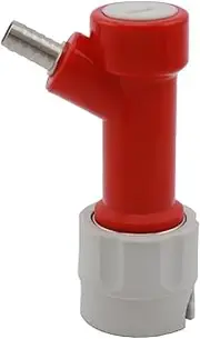 Home Brewing Pin Lock Disconnect Liquid Gas 1/4" Homebrew Keg Connector Kegerator Draft Beer Dispenser Beer Production Accessory(Barb Gas)