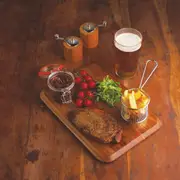 Olympia Rounded Presentation Board Acacia 340x240mm with recess 70mm