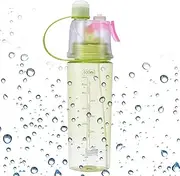 Mist Spray Bottles for Sports - Mist Water Bottle with Handle | 2-in-1 Sports Bottles with Mist and Sip Function for Adults &