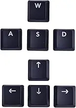 BestParts Backlit Keycaps WASD Direction Arrow Keys Replacement for Logitech G813/G815/G913/G915 TKL RGB Mechanical Gaming Keyboard