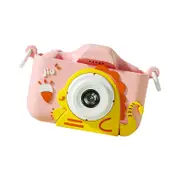Dinosaur Kids Camera With 64GB SD Card Selfie Camera Digital Camera For Kids-Pink