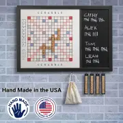 Wall Mounted Magnetic Scrabble Board - Classic Style - 0.9m x 0.6m