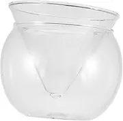 10.4x10.4x9.5cm Ice Cream Holder Stemless Martini Glasses Chiller Cup Charcuterie Cups Ribbed Glassware Drinking Glasses