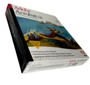 NEW SEALED ! Adobe PC BOX Acrobat 5.0 Boxed For WINDOWS