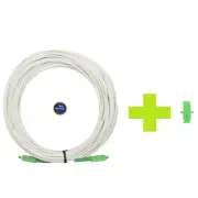TELCOMATES RIPPER NBN FIBRE CABLE (15M) FOR NTD MODEM WITH EXTENSION ADAPTER