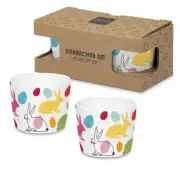 PPD Rabbits & Eggs Egg Cup Set 2-piece Egg Cup Egg Holder New Bone China