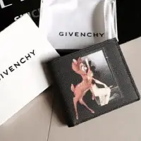 在飛比找Yahoo!奇摩拍賣優惠-專櫃正品 Givenchy/紀梵希 小鹿短款摺疊 對摺 錢包
