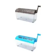Hand Cranked Mini Paper Destroyer for Safe Document Disposal School