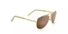 Maui Jim Seacliff Aviator Sunglasses, Gold/HCL Bronze, Medium
